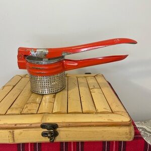 Vintage Red Potato Ricer